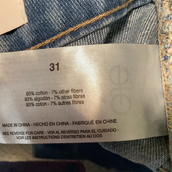 Sam Edelman NWT Women’s size 31 lattice pocket Bay trouser denim flare jeans - Picture 10 of 11